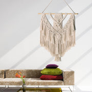bohemian hand-woven wall tassel, view 4 - MRSLM