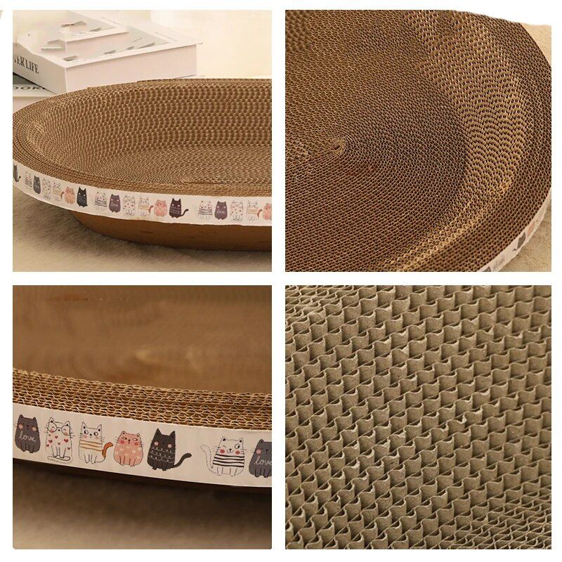 corrugated cat scratcher, view 9 - MRSLM