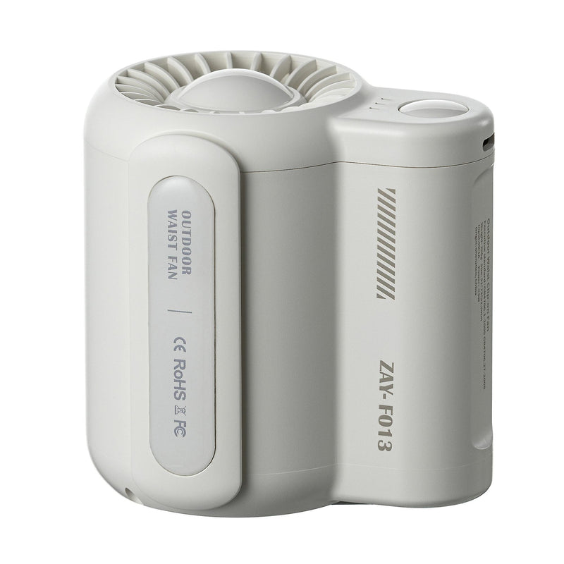 portable leafless waist fan, view 3 - MRSLM