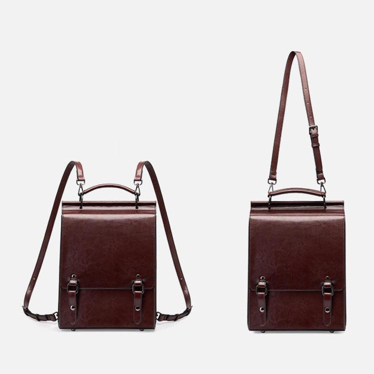 leather backpack, view 11 - MRSLM