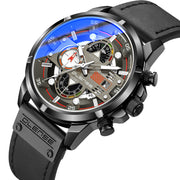 men's luminous multifunction sports watch, view 6 - MRSLM