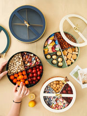 Round metal fruit snack tray, view 2 - MRSLM