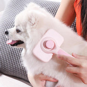 self-cleaning dog and cat grooming brush - MRSLM