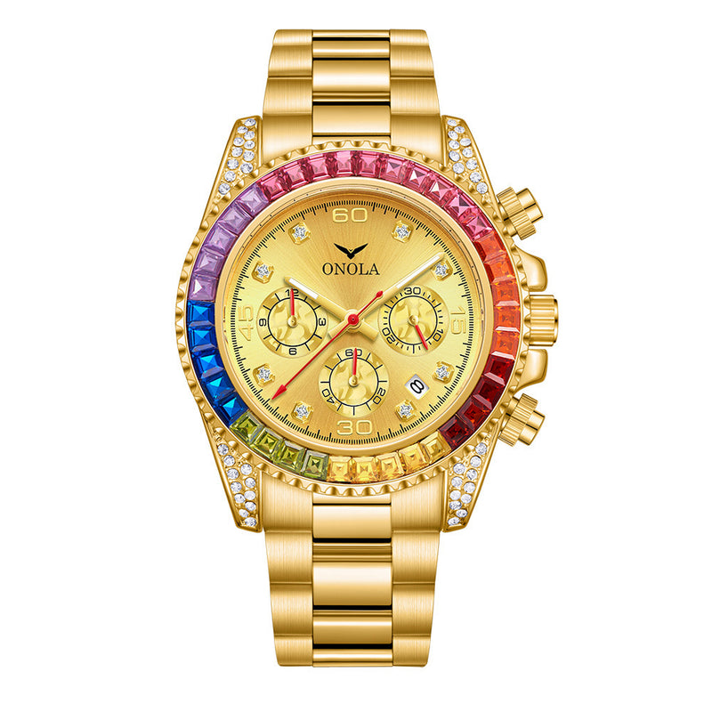 business steel band watch, view 4 - MRSLM