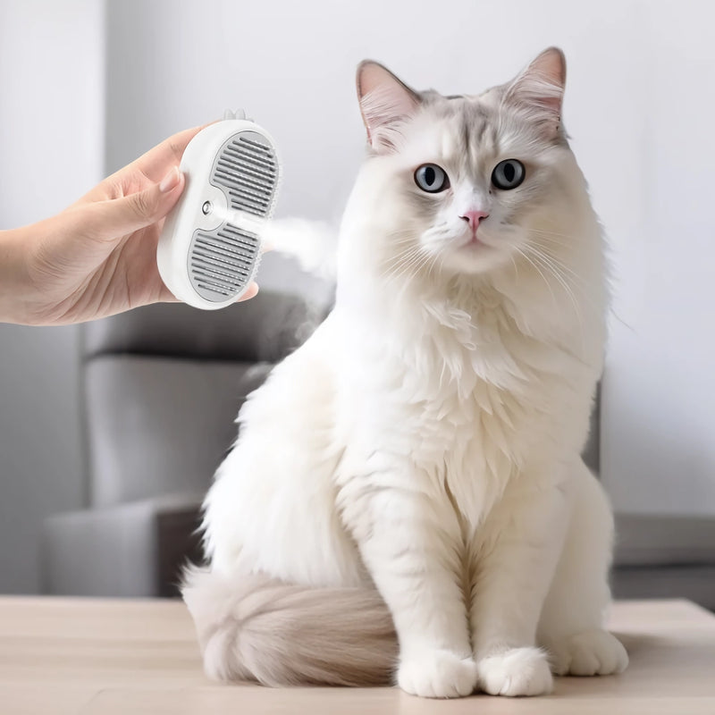 steamy grooming brush with electric sprayer - MRSLM