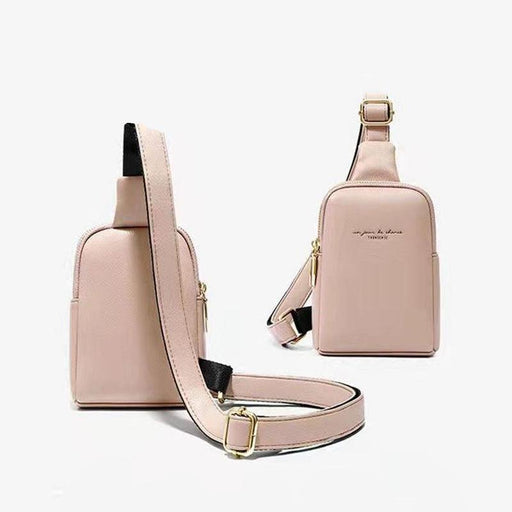 pu leather crossbody chest bag - MRSLM
