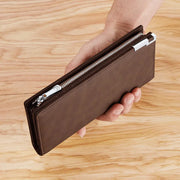 Long synthetic leather wallet for men, view 10 - MRSLM
