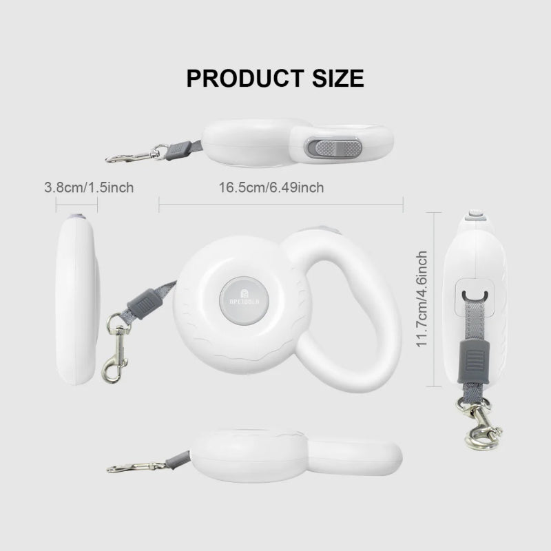 retractable dog leash, view 10 - MRSLM