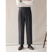 men's high waist suit pants, view 6 - MRSLM