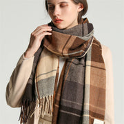 cashmere-feel pashmina shawl wrap, view 5 - MRSLM