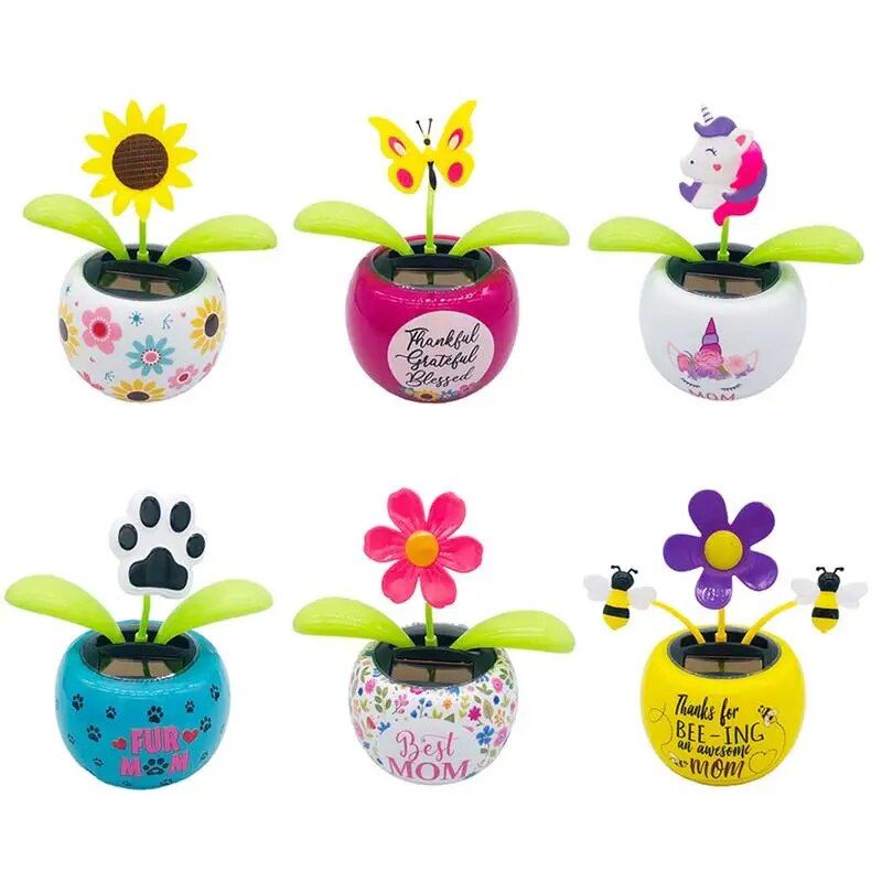 solar dancing flower bobblehead, view 11 - MRSLM