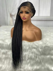 Long straight lace dreadlocks wig, view 6 - MRSLM