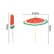paper umbrella cake toppers, view 11 - MRSLM