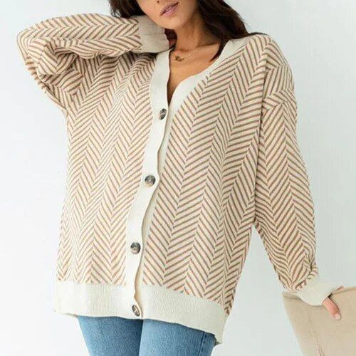 oversized knit cardigan, view 3 - MRSLM