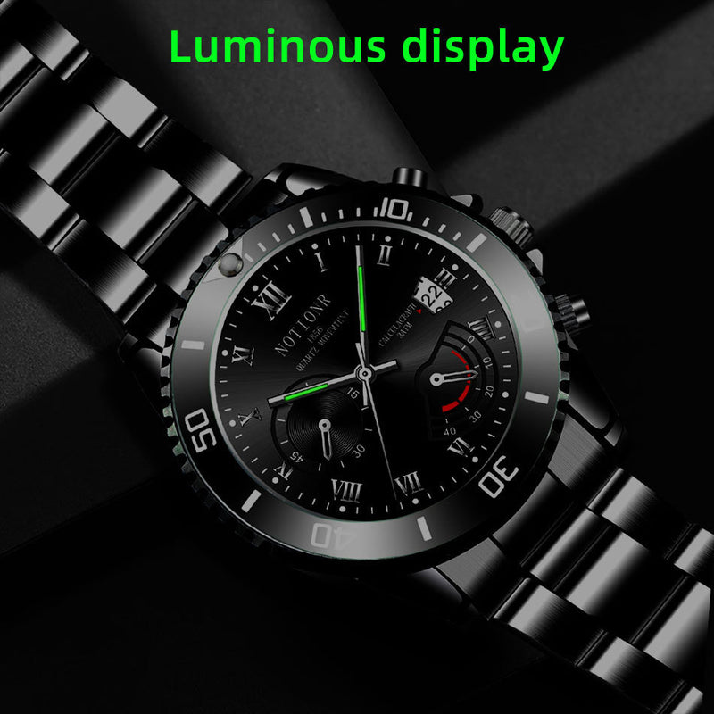 men's green dial quartz watch, view 10 - MRSLM