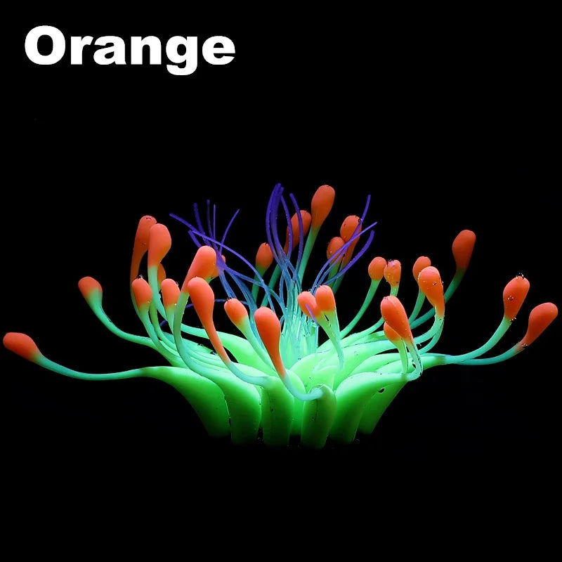 glowing coral aquarium decoration, view 2 - MRSLM