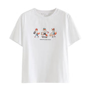 Fox print summer tee for women, view 6 - MRSLM