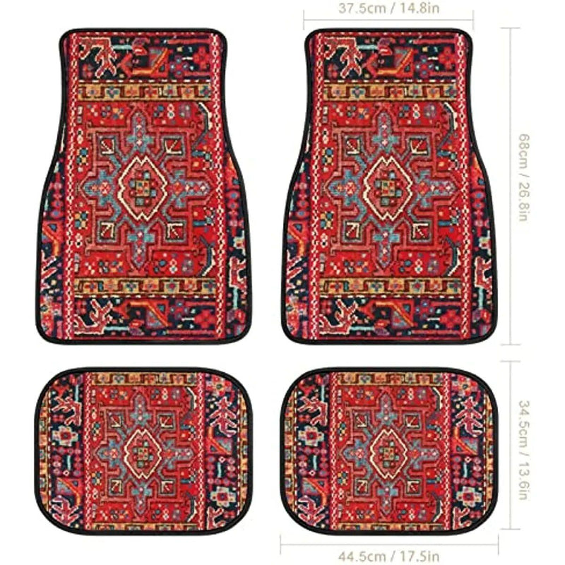 persian rug-style car floor mats, view 6 - MRSLM