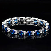 oval zirconia bracelet, view 6 - MRSLM