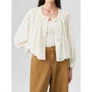pleated commuting jacket, view 2 - MRSLM