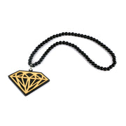 diamond-shaped acrylic car pendant ornament, view 5 - MRSLM