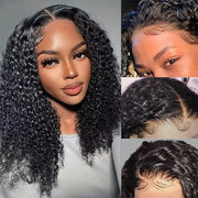 front lace water wave bob wig, view 4 - MRSLM