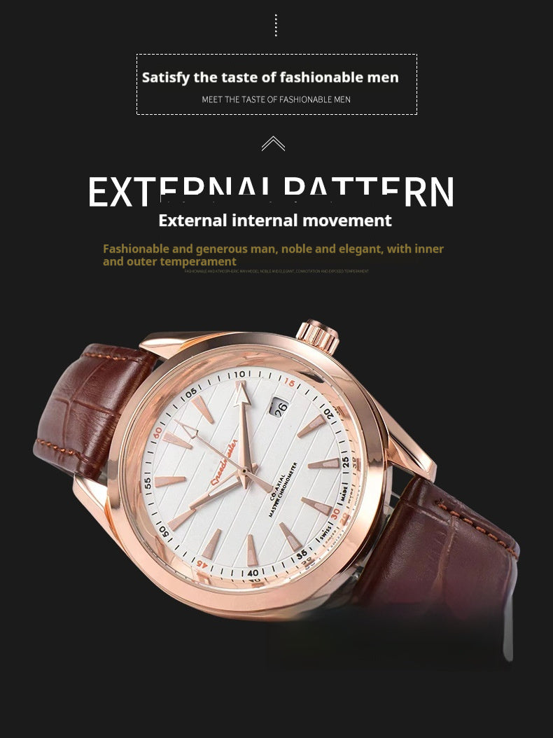 Men's business mechanical watch, view 7 - MRSLM