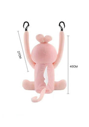 cartoon plush car tissue holder, view 11 - MRSLM