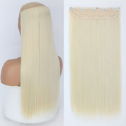 synthetic long straight clip-in hair extensions, view 12 - MRSLM