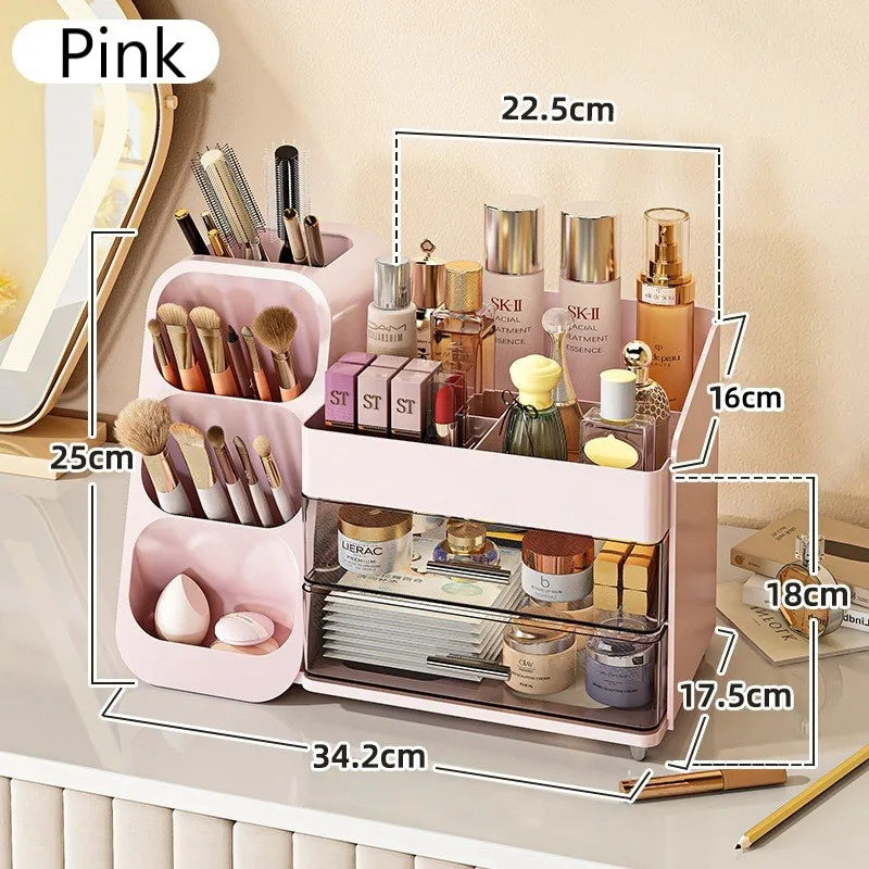 large makeup organizer with drawers, view 4 - MRSLM