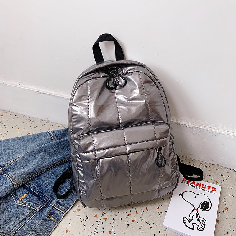 Women's student backpack, PU leather, view 5 - MRSLM