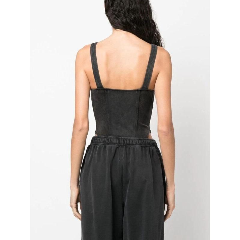 square collar bodysuit, view 4 - MRSLM