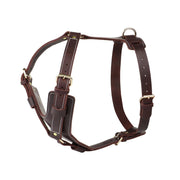 genuine leather dog harness, view 5 - MRSLM