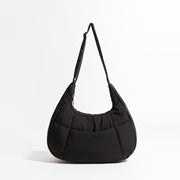 half moon puffer shoulder bag, view 6 - MRSLM