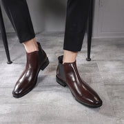 men's leather chelsea boots, view 5 - MRSLM