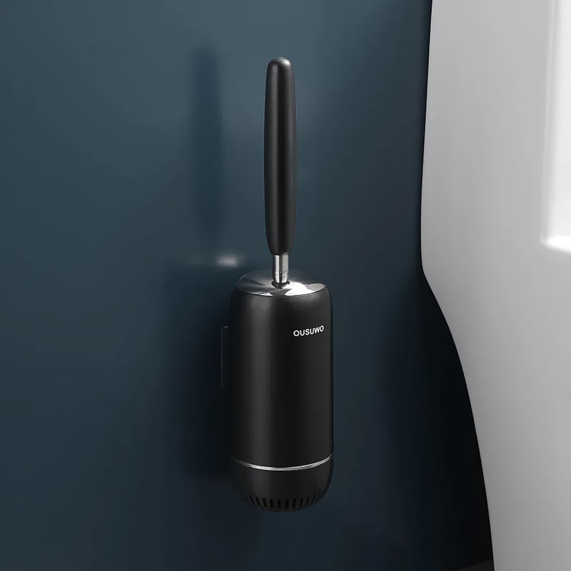 Wall-mounted silicone toilet brush, view 4 - MRSLM