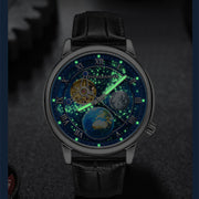 men's luminous starry sky mechanical watch, view 5 - MRSLM
