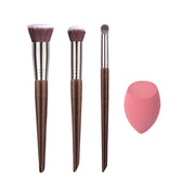 synthetic foundation and concealer brush set, view 2 - MRSLM
