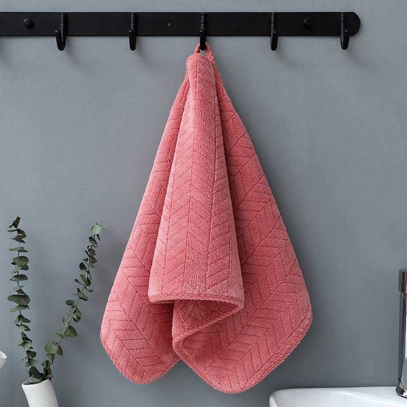 soft absorbent terry cloth towel, view 4 - MRSLM