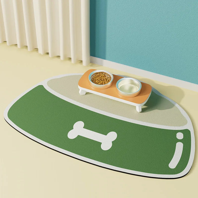 absorbent pet feeding mat, view 5 - MRSLM