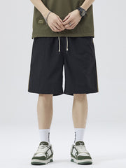 men's side ribbon quick-dry casual shorts, view 6 - MRSLM