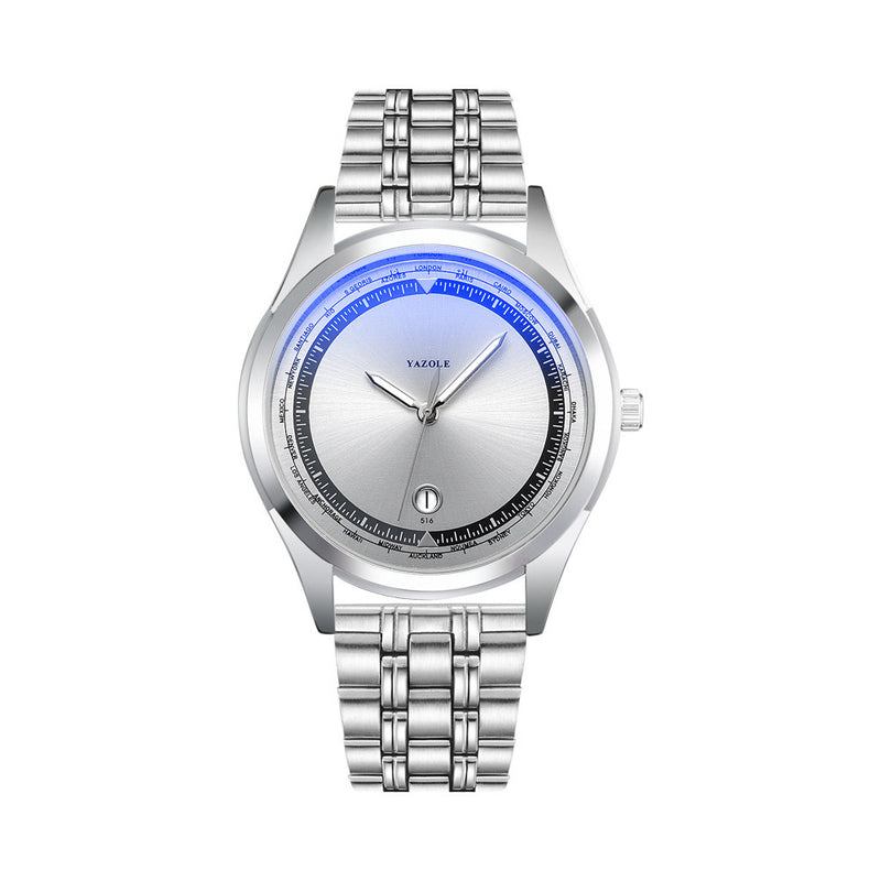men's business steel watch, view 3 - MRSLM