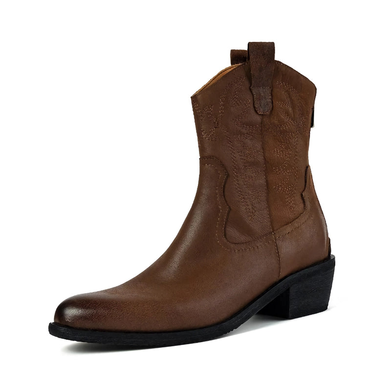 retro high heel ankle boots, view 2 - MRSLM
