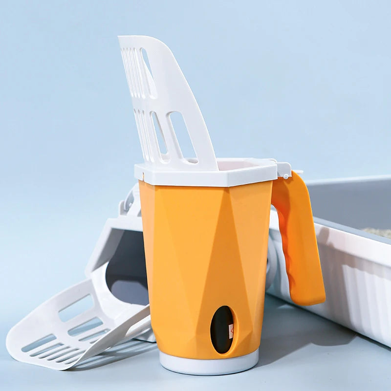 self-cleaning cat litter scoop, view 8 - MRSLM