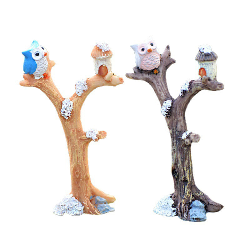 resin tree trunk aquarium ornament, view 8 - MRSLM