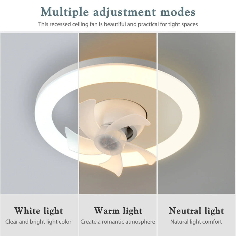 LED ceiling fan light, view 7 - MRSLM
