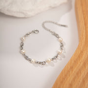 freshwater pearl bracelet with six pearls, view 2 - MRSLM