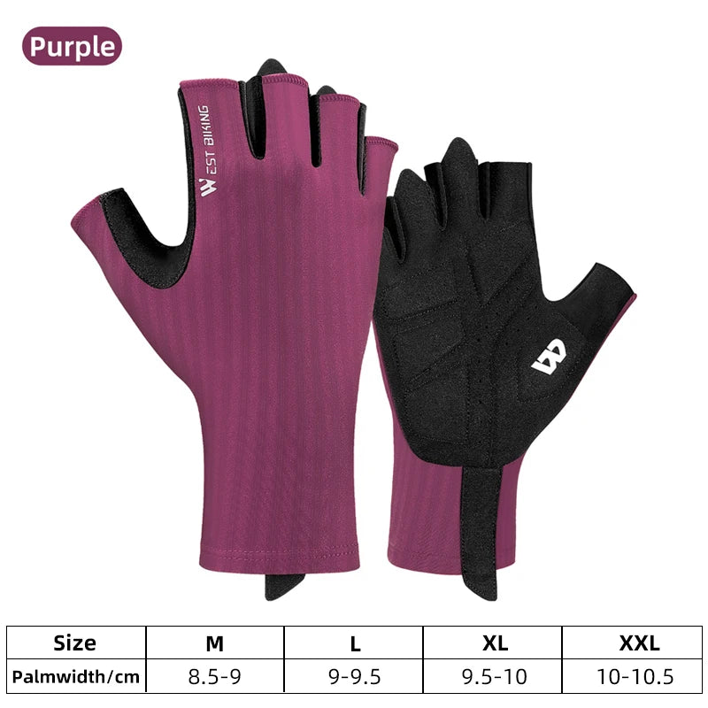 breathable half finger cycling gloves, view 15 - MRSLM