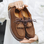 men's vintage suede loafers, view 8 - MRSLM