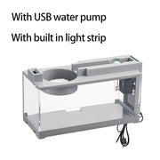 Aquarium fish tank kit with oxygen bar and USB filter, view 2 - MRSLM